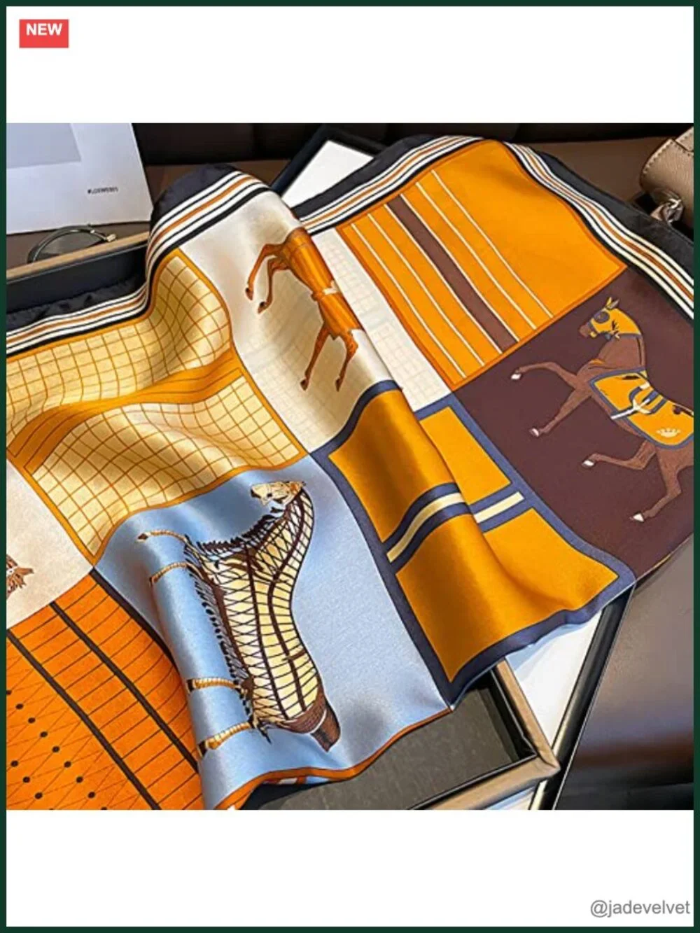 100% Mulberry Silk Square Scarf for Hair Neckerchief Headscarf